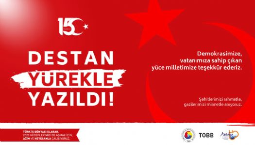 Başkan Çandır’dan 15 Temmuz Mesajı