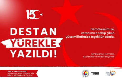 ATB BAŞKANI ÇANDIR`DAN 15 TEMMUZ MESAJI