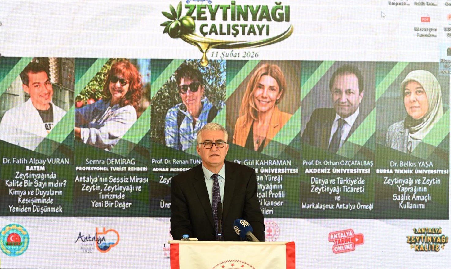 ALTIN SIVI ZEYTİNYAĞI ANTALYA’DA ÇALIŞTAYA’DA KONUŞULDU
