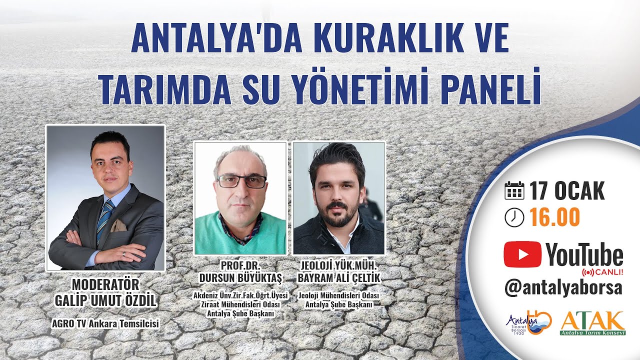 Antalya' da Kuraklık ve Tarımda Su Yönetimi Paneli