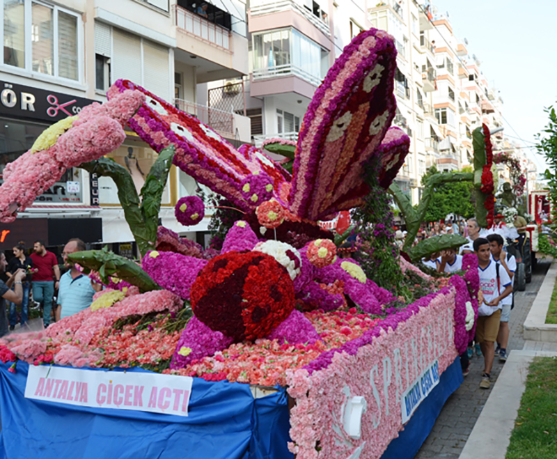 HAYDİ ANTALYA ÇİÇEK FESTİVALİ`NE