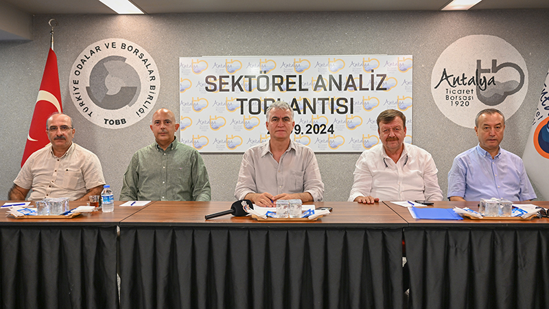 ATB ZEYTİN VE ZEYTİNYAĞI SEKTÖREL ANALİZ TOPLANTISI DÜZENLEDİ