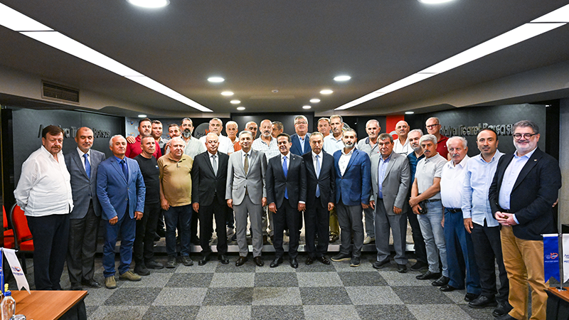 ANTALYA VALİSİ HULUSİ ŞAHİN ATB’NİN KONUĞU OLDU