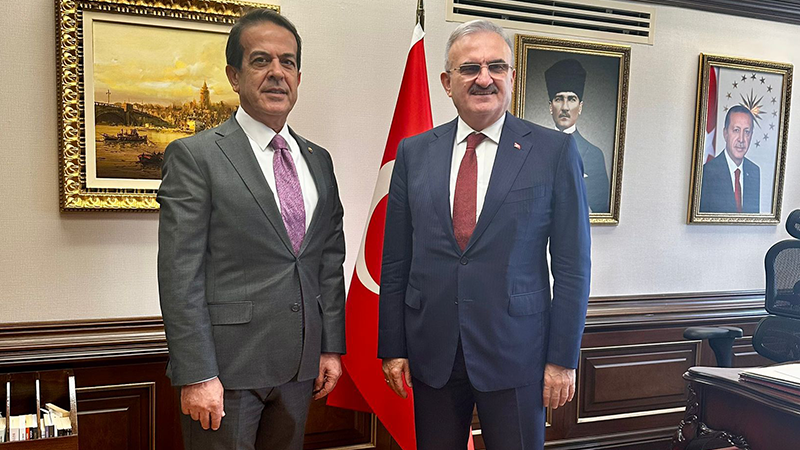 BAŞKAN ÇANDIR'DAN İÇİŞLERİ BAKAN YARDIMCISI KARALOĞLU'NA ZİYARET
