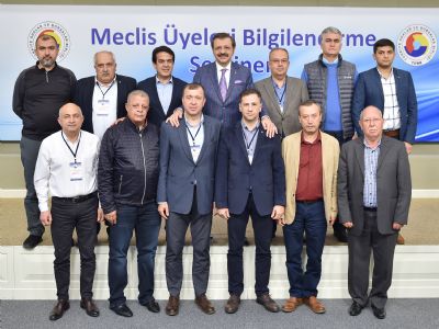 MECLİS ÜYELERİ TOBB’DA BİLGİLENDİRİLDİ